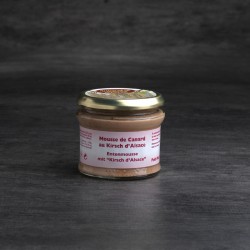 Mousse de canard au kirsch...